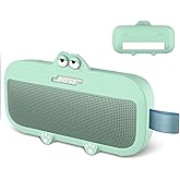 Silicone Case for Bose SoundLink Flex Portable Bluetooth Speaker (2nd Gen), Soft Protective Sleeve Against Scratch and Drop with Precise Cutout(Green)
