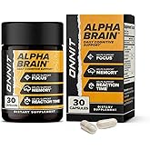 ONNIT Alpha Brain Nootropic Brain Supplement for Men and Women, IGEN Non-GMO Tested, Memory, Mental Clarity, Cognitive Support and Focus Capsules with L-Theanine and Vitamin B6, 30 Count