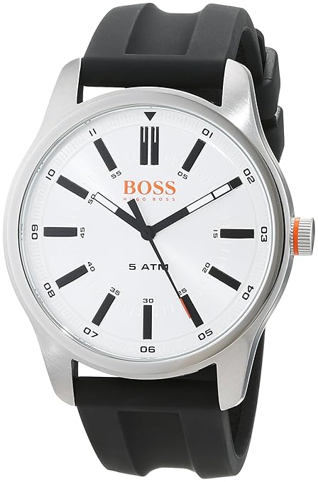 Hugo Boss Orange Herren-Armbanduhr Quartz mit Leder Armband 1550043