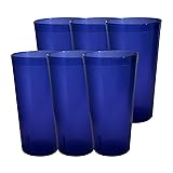Party Outlaw Purple Plastic Cup Tumblers 6 Pc 20oz