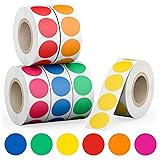 Anylabel 3/4" Round Color Coding Circle Dot Labels