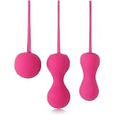 Je Joue Ami 3-Step Progressive Kegel Set, 100% Medical Grade Silicone - Fuchsia