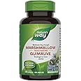 Nature's Way Marshmallow Root Capsules – Herbal Remedy for Dry Cough – Soothes Oral & Pharyngeal Mucosa – 480 mg Non-GMO Mars