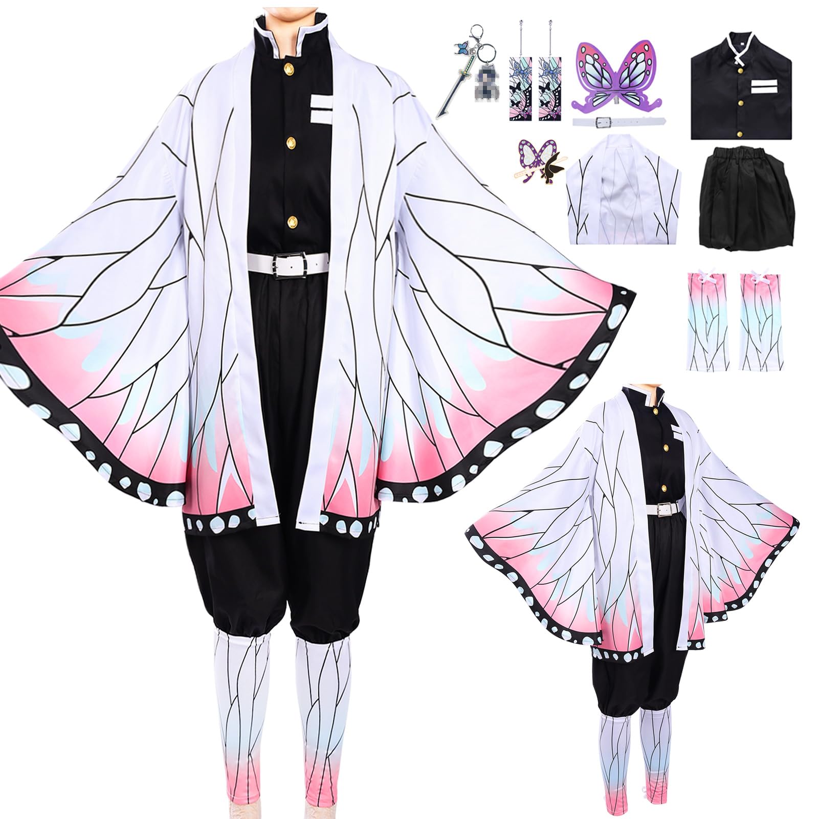 iSHOWcos Anime Cardigan Giyuu Sweater Tomioka Giyuu Kimono Costume Knitted Jacket Coat (S/M, Giyuu) : Buy Online at Best Price in KSA - Souq is now