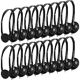 CN-Outlet Wholesale Kids Headphones in Bulk 25 Pack for School Classroom Students Children and Adults - Black