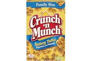 Crunch 'n Munch Buttery Toffee Popcorn with Peanuts 340g
