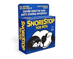 SnoreStop for Pets 20 Chewable Tablets I Natural