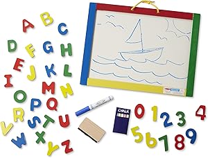 Melissa & Doug Magnetic Chalk/Dry Erase Board