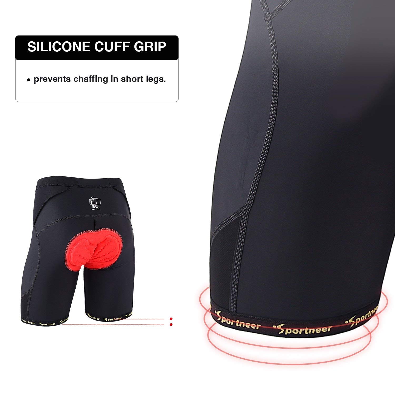 sportneer bike shorts