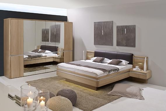 Dreams4Home Schlafzimmer 'Michigan I' - 6trg. Kleiderschrank