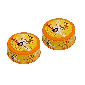 Keya Seth Aromatherapy,Umbrella Sunscreen Powder SPF 50 & PA+++ 50g (PACK OF 2)
