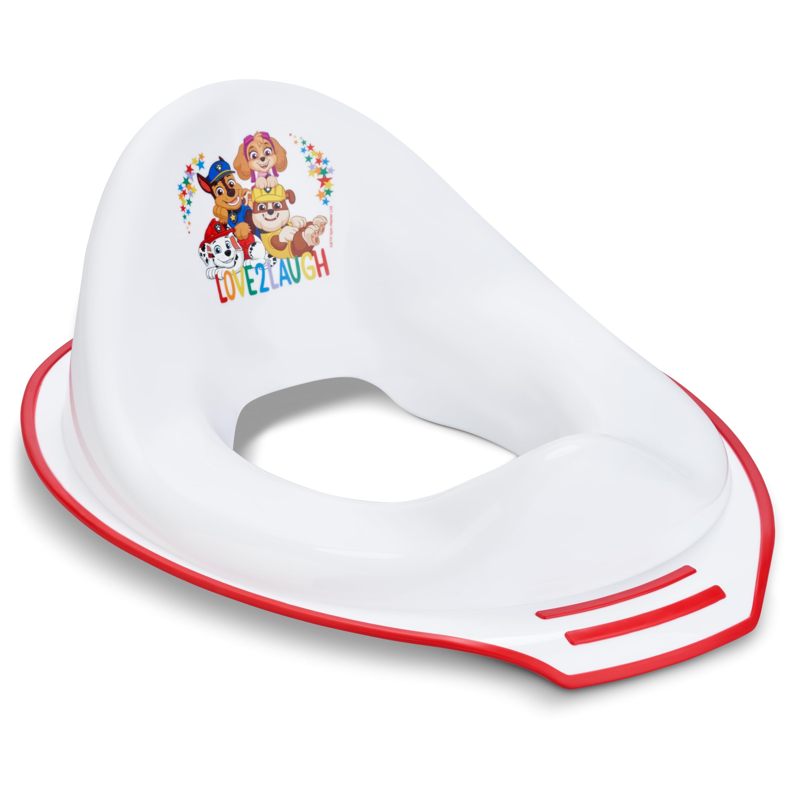 Paw Patrol Toilet Training Seat, White/Red Portable for Toddlers Potty, Easy Cleaning Anti Stick Lightweight Toddler Training Range, Character Training Seat for Kids