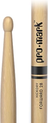 Promark 2B Hickory Wood Tip Tx2bw 16 Inch Drumsticks .630 Diameter view 2