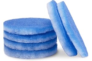 VERPLEXTER RV Air Filter 5.25" RV FT-525 Round Air Duct AC Filter Replacement (6 filters per pack) MERV 6 Air Filter