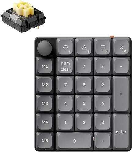 Amazon.com: Keychron Q0 Max Wireless Custom Mechanical Numpad, 2.4