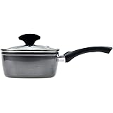 RAVELLI Italia Linea 85 Non Stick Induction Suace Pan With Lid, 1 Quart