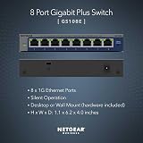 Netgear GS108EV4 8-Port Gigabit Managed Switch VLAN QoS IGMP FANLESS view 2