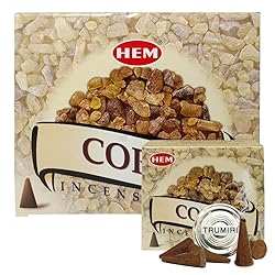 TRUMIRI Copal Incense Cones & Cone Incense Burner