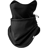 LONGLONG Winter Neck Gaiter Warmer for Men,Ski Mask Fleece Face Cover Women,Windproof Scarves for Cold Weather
