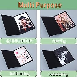 Litpoetic 50 Pack Photo Folders for 4x6 or 5x7