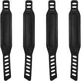 2 Pairs Stationary Bike Pedal Straps, Universal Fit, 1.7 x 12 in | Adjustable Buckle, Non Slip Grip for Exercise Cycle Home or Gym, Secure Foot Hold