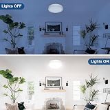 T-SUN 12W LED Ceiling Light 1080LM 6000K Round Dome Waterproof Flush Mount view 3