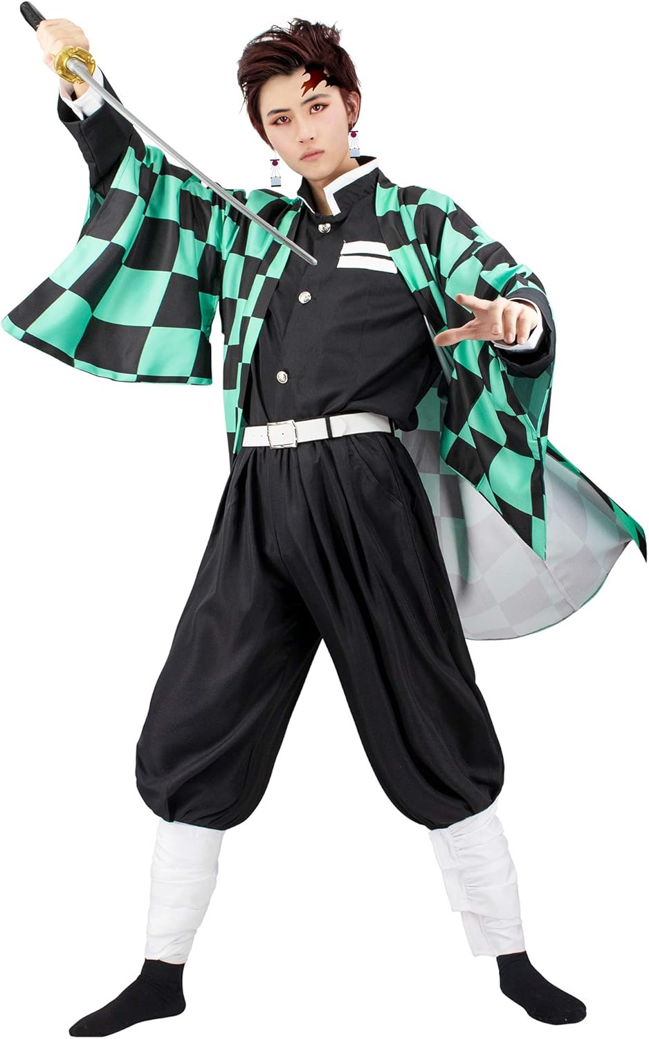 C-ZOFEK Tanjiro Kamado Cosplay Costume 