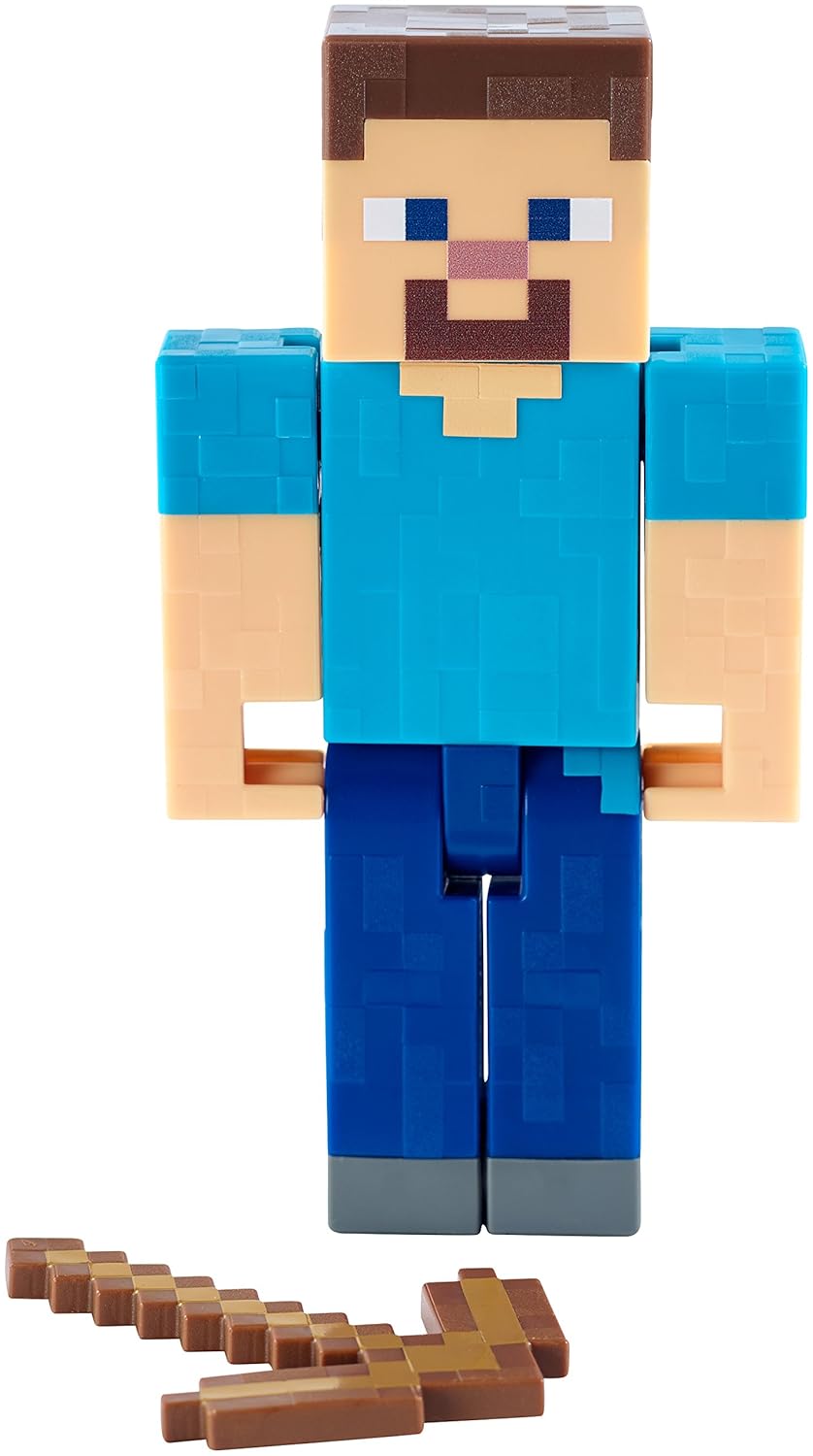 Minecraft Steve Minerador 13 Cm - Mattel - R$ 115,53 em 