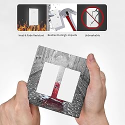 Red Umbrella Paris Tower Double Rocker Light Switch