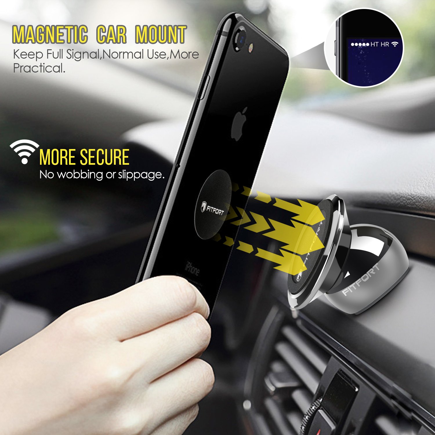 Galleon Universal Car Mount, FITFORT 360°Rotation