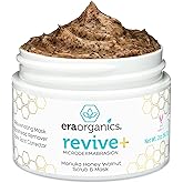 Manuka Honey Exfoliating Facial Scrub - Microdermabrasion Face Exfoliant | Gentle Moisturizing Exfoliator - Cleanse &amp; Smooth Skin, Minimize Pores - With Organic Aloe Vera &amp; Natural Cehami Extract 2oz