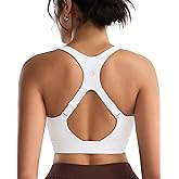RUNNING GIRL Adjustable Straps High Impact Sports Bra for Women,High Support Workout Sports Bras with Sewn in Pads