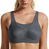 Wingslove High Impact Sports Bras for Women Seamless Full Coverage High Neck Workout Bra