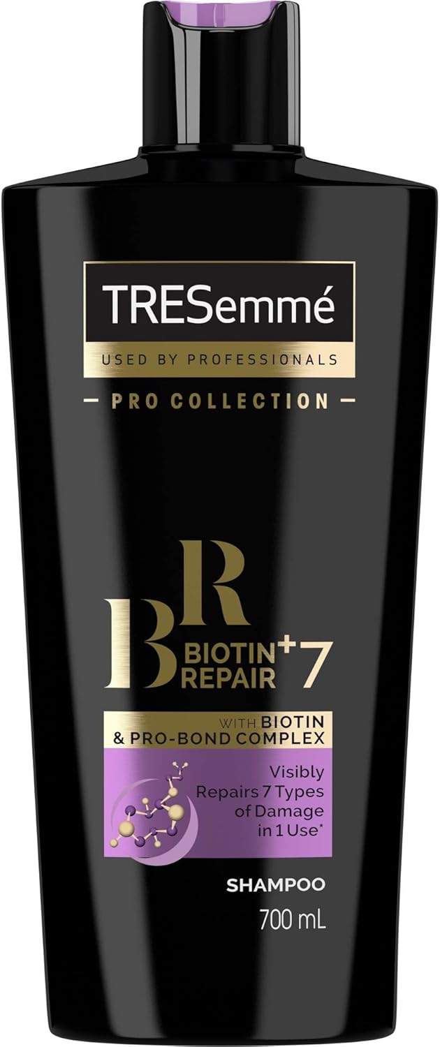 TRESemme Biotin+ Repair 7 Shampoo 700 ml, White, 700 ml (Pack of 1)