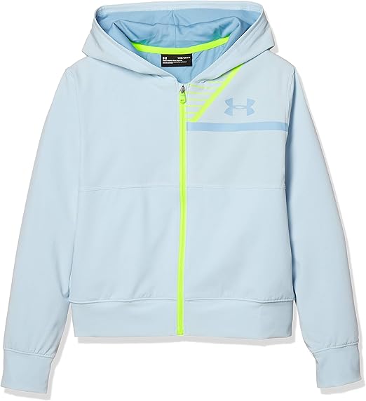 Amazon アンダーアーマー パーカー ジャージーラインド ウーブンフルジップ トレーニング パーカー ガールズ フィットネス トレーニング ガールズ 通販