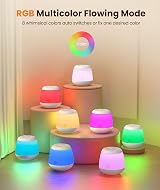 Dreamegg White Noise Machine Portable 24 Sounds 8 Night Lights Baby Sleep view 3