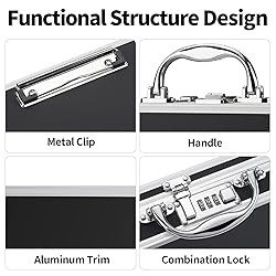 Sooez Combination Lock Clipboard with