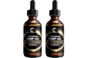 GPGP GreenPeople (2Pack) Natural Hemp Oil Extract, Immune System Support, Focus Calm, Stress, Mood, Pure Extract, Rich in Omega 3&6&9 Fatty Acids, 2 fl.oz.