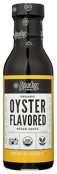 LUCKY FOODS ORGANIC OYSTER FLAVORED SAUCE, 15.2 OZ