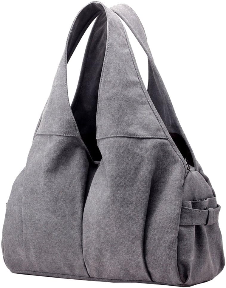 SUPA MODERN® Womens Canvas Shoulder Bag Hobo Bags Tote Handbag Weekend Bag Handbag