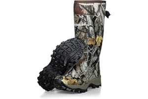 GIEESHIELD Breathable Insulated Next Camo G2 Warm Hunting Boots with Versatile Design - Durable Construction 6mm Neoprene Waterproof Rubber Boots for Men and Women Size 7 to 14