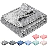Fuzzy Baby Blanket or Throw Blanket for Girl or