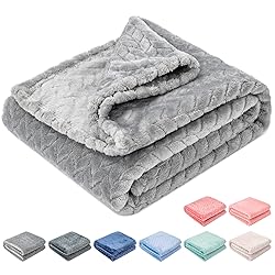 Fuzzy Baby Blanket or Throw Blanket for Girl or