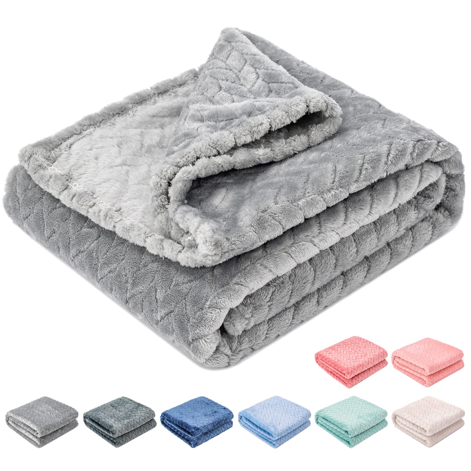Fuzzy Baby Blanket or Throw Blanket for Girl or