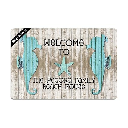 Amazon Com Ruiyida Personalized Seahorse Family Welcome To