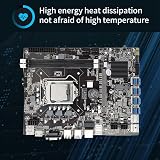 Oikabio B75 Mining Motherboard CPU RAM SSD SATA Cable Thermal Grease 8 USB3.0 view 5