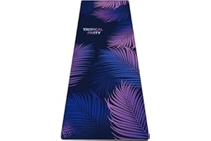 nuveti Yoga Mat Print Extra Thick TPE Non Slip Fitness Exercise Mat with Carrying Bag,72"x24" Extra Thick 6MM Exercise & Workout Mat for Yoga, Pilates Fitness and Floor Exercises
