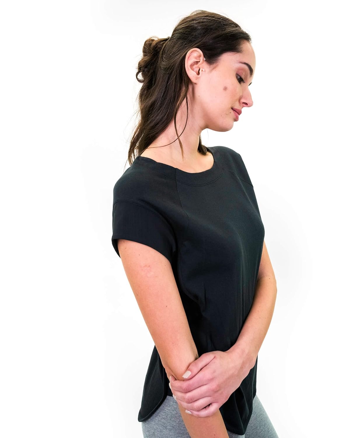 satva women stylish top for sports/workout/casual wear