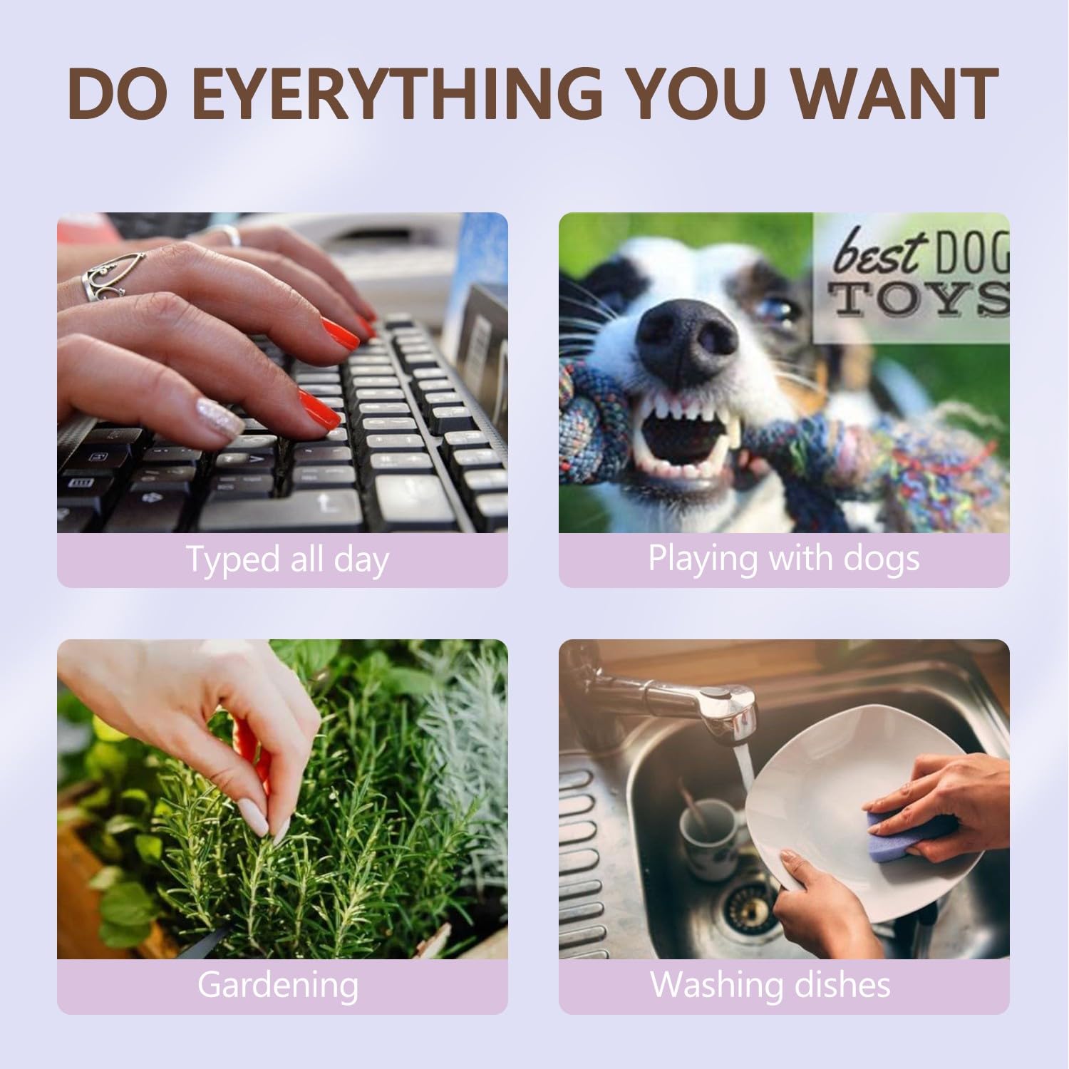 6 Packs Press On Nails Almond, Misssix French Tip Press On Nails Short, Reusable Glue On Nails, Gel Fake Nails for Women, Stick On Nails Kit 15 Sizes-6 styles in total - Image 6