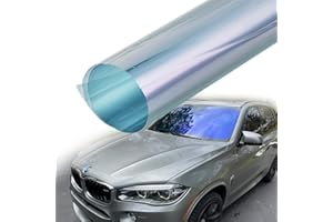 AuMoHall Charming Purple Blue Colorful Car Chameleon Windshield Tint Film 73.8% VLT Car Front Window Solar Protection Tint Color Change Window Film, 29.52" x 118.11"